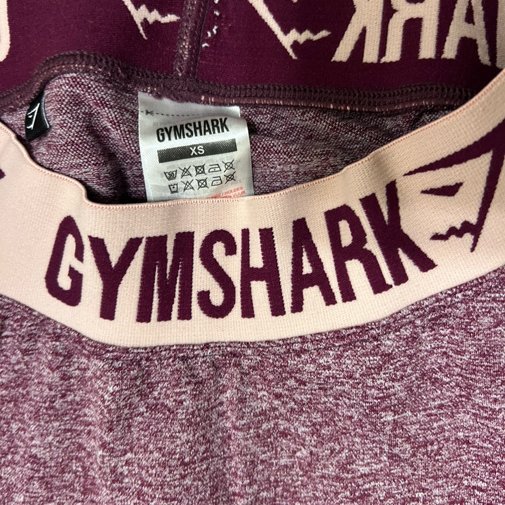 Gymshark Women's Burgundy Workout Gym Leggings Pant for Yoga Running